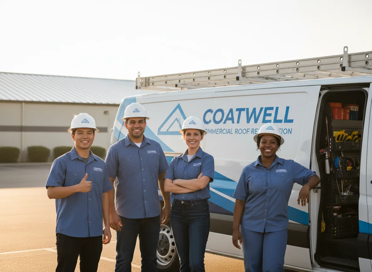 Commercial roof coating company in Woodrow, CO